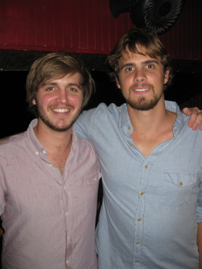 Jarryd and Simon at Sign of the Whale