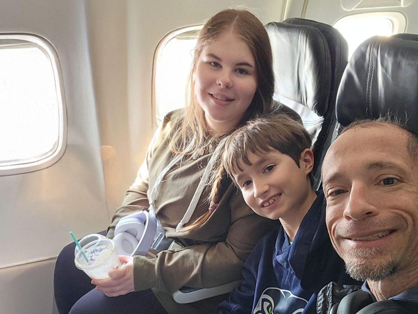 Matthew and his family flew to Hawaii thanks to Alaska Airlines.