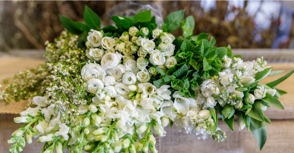 Flower Box in White — $150